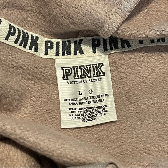 💕 VS PINK 💕 Hoodie Jacket Full Zip Large - Picture 9 of 11